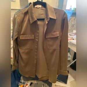 High end button down